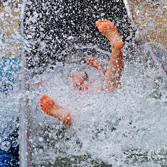 Spaß im "Litil Island - Hansgrohe Kinderwasserwelt". Bild: Europa-Park