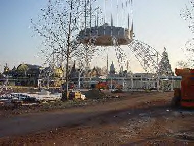 Der Europa-Park Dome im Aufbau. Bild: Europa-Park