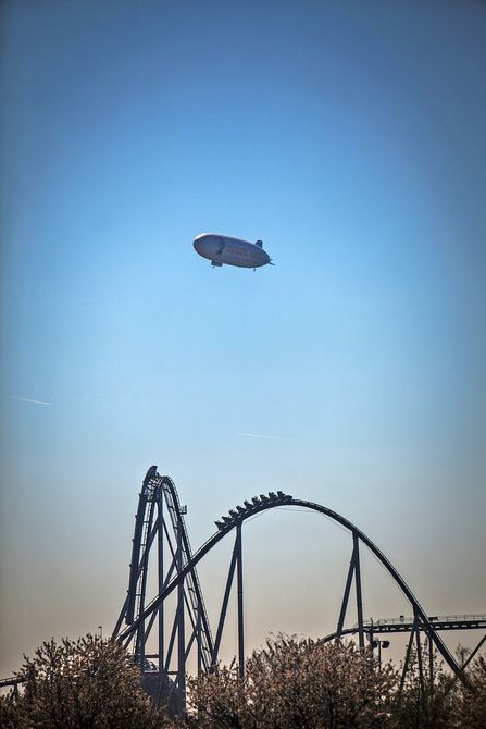 Der Zeppelin über dem Europa-Park . Bild: Europa-Park