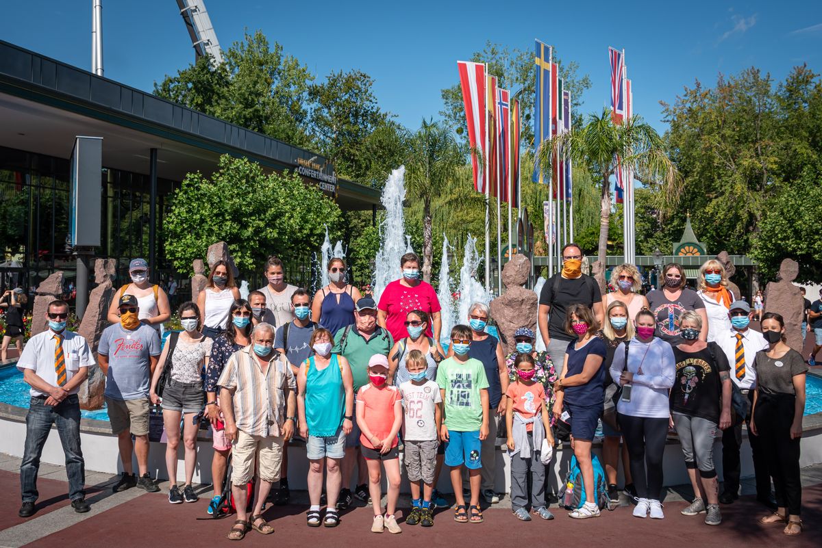 Kleine und große Corona-Helden freuen sich auf den Besuch von Deutschlands größtem Freizeitpark. Bild: Europa-Park